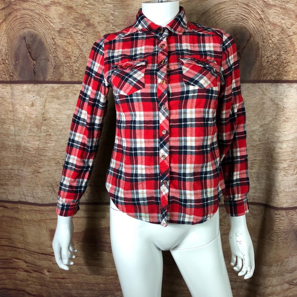 Noble U Los Angeles Button Down Shirt Plaid (a40)